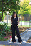 Black waist coat set